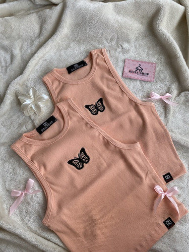 کراپ حلقه ای پروانه رنگ گلبهی