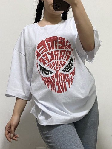 تیشرت لانگ اسپایدرمن سفید