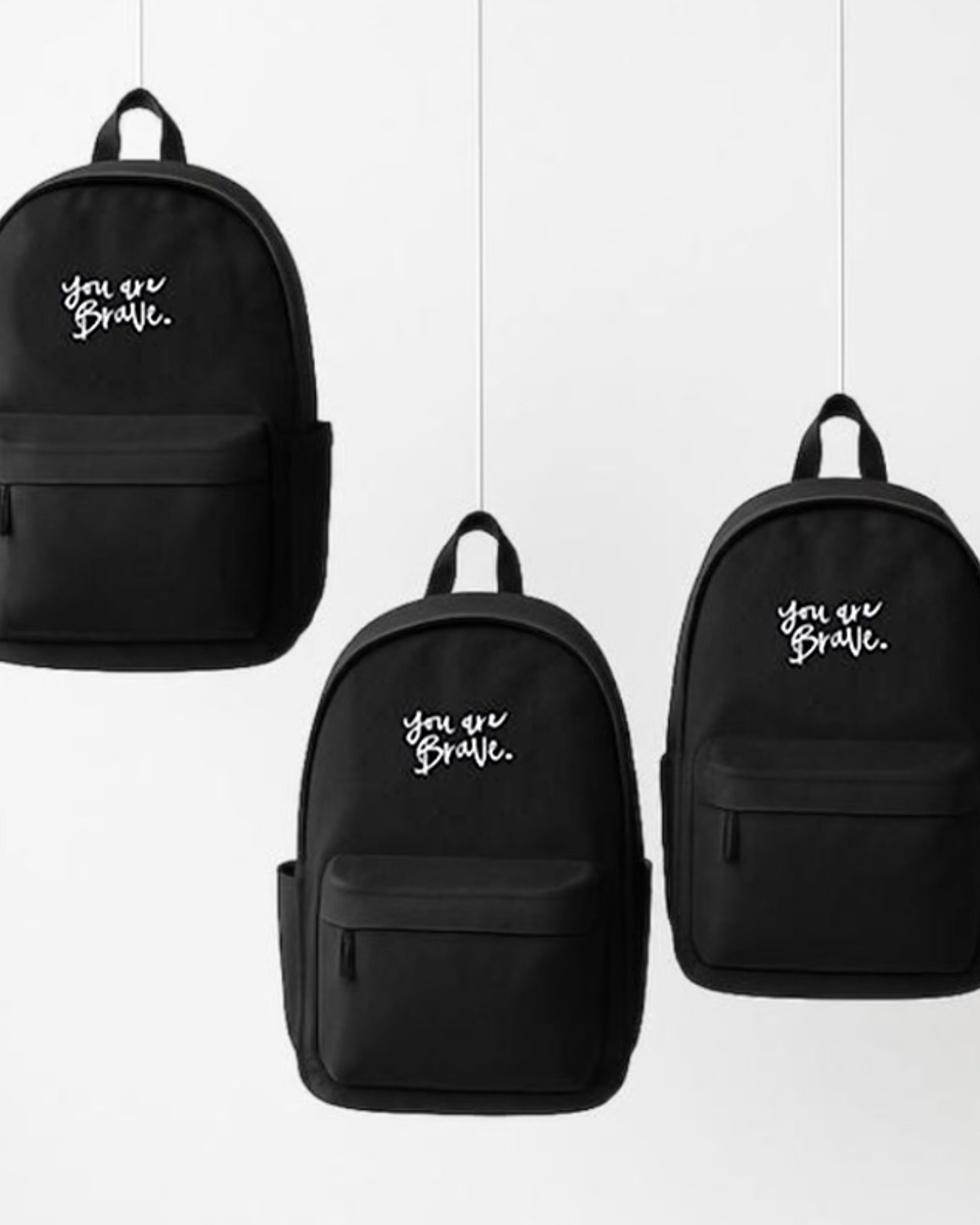 کوله بیسیک you ate brave مشکی