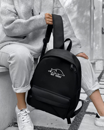 کوله بیسیکطرح not today مشکی