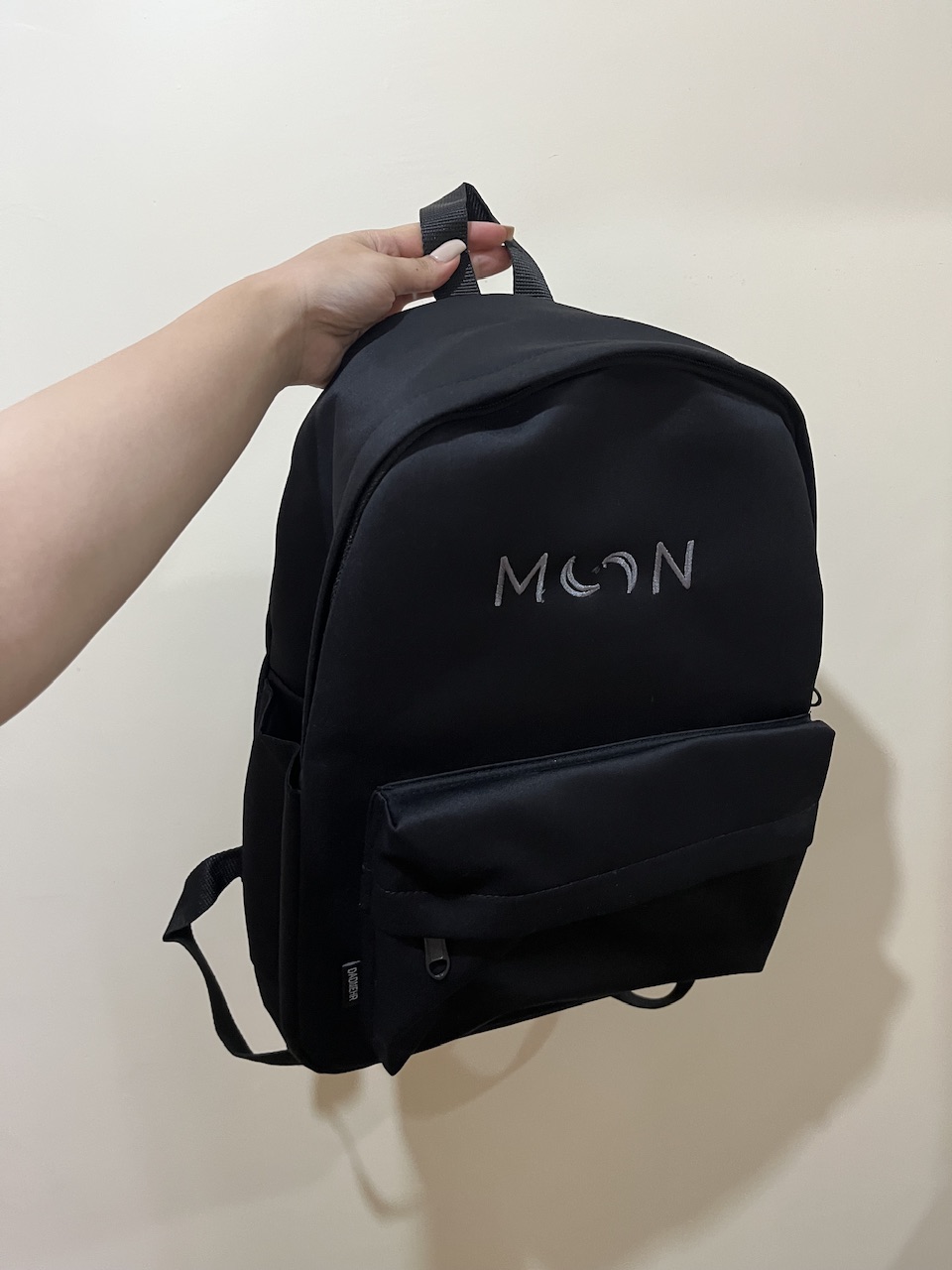 کوله پشتی طرح moon مشکی بیسیک